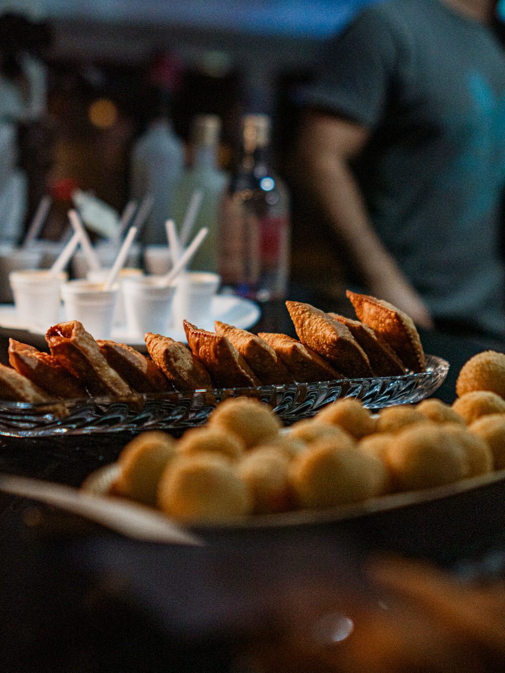 Mesa de petiscos em evento Dom Miguel